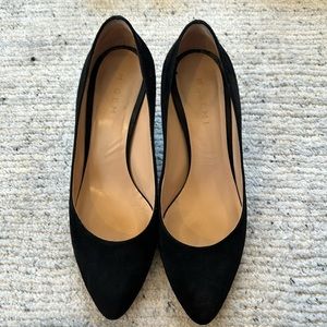 Good Used Condition M. Gemi Lustro 70mm Black Suede - Size 40